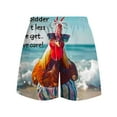 thumbnail image 6 of Mens Summer Beach Shorts Novelty Print Casual Loose Shorts on Clearance Multicolor,L, 6 of 6