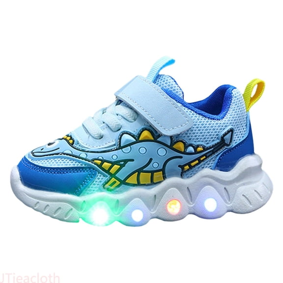 JTieacloth Toddler Sneakers Shoes Girls Light Up Shoes Cartoon Lightweight Mesh Breathable Running Sneakers,Sizes 7 Toddler