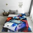 thumbnail image 5 of Vsdgher Abstract Cubist Printer Ultra-Soft Micro flannel Blanket Throw Blankets for Couch Sofa, Bed (4 sizes)-80"x60", 5 of 7