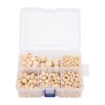 thumbnail image 4 of Wooden Beads MultiSize NonToxic DIY Paintable Attractive Crafts for Handicraft Enthusiasts, 4 of 5