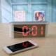 thumbnail image 5 of Reloj digital Pantalla LED de temperatura Snooze Home Reloj electrónico Espejo Mesa Termómetro de escritorio sidaley HA3257-02B, 5 of 6