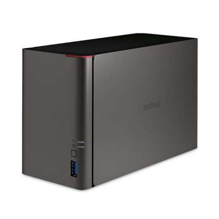 BUFFALO LinkStation 421e 2 Bay NAS Personal Cloud Media Enclosure - SATA II 3 Gb/s, 2 x USB Ports, 1 x RJ-45, DLNA Certi