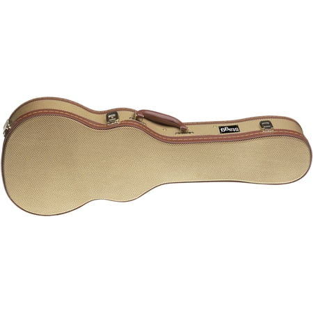 Stagg 17672 26 in. 1-2 Scale Gold Tweed Concert Ukulele Case