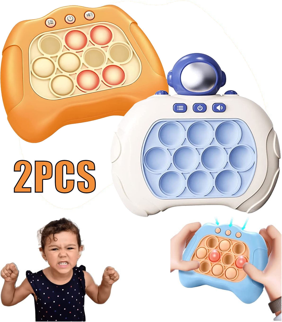 NAVESO Push Pop Bubble Sensory Fidget Toy, Pop It Fidget Toys, Puzzle Pop  It Game Machine, Sensory Fidget Toys for Kids, Contrôleur de Jeu Bubble  Sensory Fidget Toy, Machine Jeu Puzzle-Pop 
