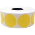 thumbnail image 1 of Autocollants Ronds Jaunes à Pois 1 Pouce Pouce Rond Lot de 500, 1 of 3