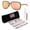 Brown Tortoise/Gold Frame | Prizm Rose Gold Polarized Lens, variant on OO4129 Split Time Pilot Shaped Polarized Sunglasses for Women - Includes Official Eyewear Kit - Navy Frame with Prizm Sapphr Irid Lens