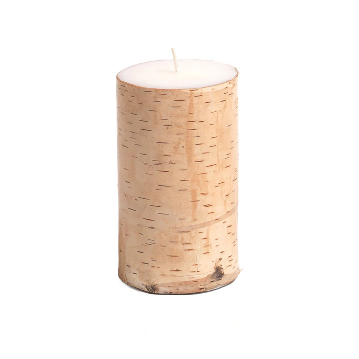 Scented Birchwood Pillar Candle