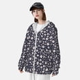 thumbnail image 5 of Kdxio Daisies Flowers Print Women Men Sun Protection UPF 50+ Jackets Zip Up Long Sleeve Hoodie Hiking Lightweight with Pockets, 5 of 8