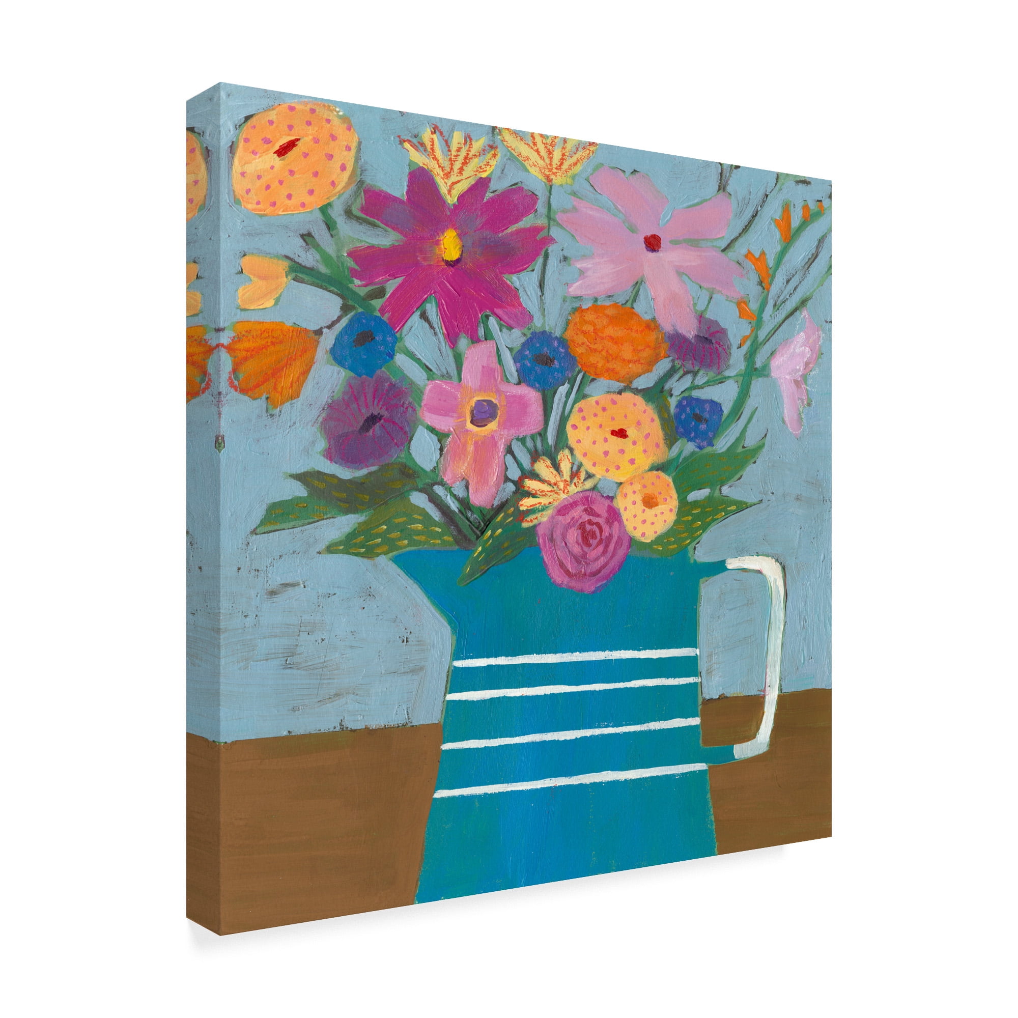Trademark Fine Art 'Farmhouse Flora I' Canvas Art by Victoria Borges