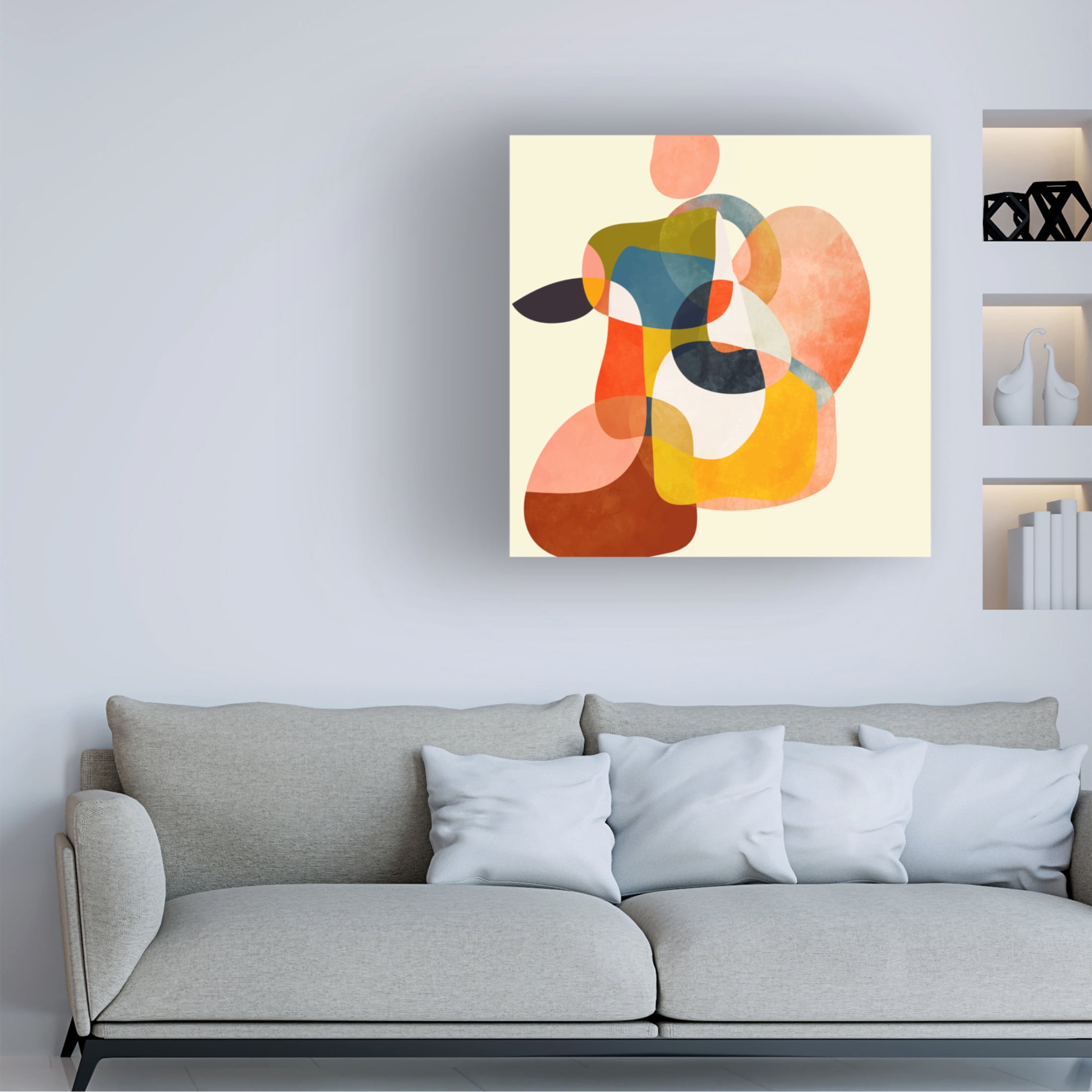 Trademark Fine Art Ana Rut Bre Shapes6 Canvas Wall Art