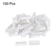 thumbnail image 3 of 2.54mm Connector 9 Pin Male Adapter Right Angle Pin Header White Socket for Wire to Board Connection, 100 Pack, 3 of 6