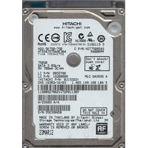 HTS547575A9E384, PN 0J15323, MLC DA3936, Hitachi 750GB SATA 2.5 Hard Drive