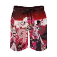 thumbnail image 2 of Hazbin Hotel Mens Board Shorts Quick Dry Swim Trunk Lightweight Soft Swimsuit Bathing Suit for Boys XL, 2 of 8