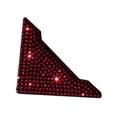 thumbnail image 4 of Guardias del borde de l coche del diamante artificial del silicón para los bordes inferiores Rojo Zulema Protectores de borde de esquina de puerta, 4 of 8