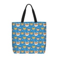 thumbnail image 1 of Wukai Corgi Sac d'Épicerie Réutilisable avec Fermeture Éclair et Poignée pour Courses, Adapté pour Sac Quotidien Extérieur, 1 of 7