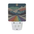 thumbnail image 5 of Yayeee LED Night Light for The Home Plug in With Light Sensors 2 Pack, Colorful Road at Night, 5 of 6