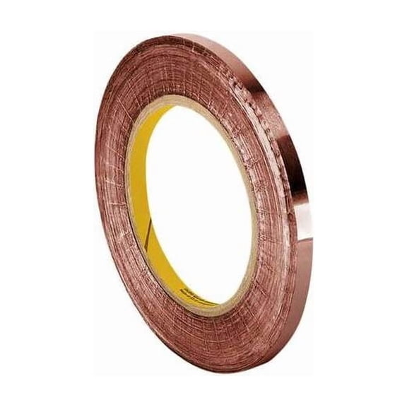 3m Conductive Electrical Tape, Copper, 6 yd L 1181
