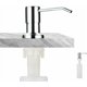 thumbnail image 1 of Dispensador de jabón, dispensador de jabón incorporado, dispensador de jabón de acero inoxidable para fregadero de cocina, dispensador de jabón integrado con botella de 350 ml, recarga superior, 1 of 5