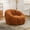 Orange, variant on 40" Ergonomic Backrest Modern Lazy Lounge Chair, Comfy Cloud Sofa with Plush Faux Fur, Lazy Floor Lounger with Sturdy Armrests for Living Rooms, Dorms, Offices, Orange