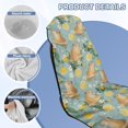 thumbnail image 6 of Uorisanigo Seat Covers for Cars Post Workout Sweat Washable Cover Lemon Capybara Front Seats Only Easy to Install Athletic Running Towel Seat Universal Fit Most Cars, 6 of 8