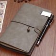 thumbnail image 5 of Pen Loop Traveler Notebook Leather Pen Holder with Stainless Steel Clip 4 Pack, 5 of 6