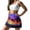 Tropical Sunset Print, variant on KEIAHUAN Pink Camo Hunting A Line Tennis Skirt for Women High Waisted Soft Golf Skirts with Shorts Underneath Athletic Skort with Inner Short Outdoor Sports Wear