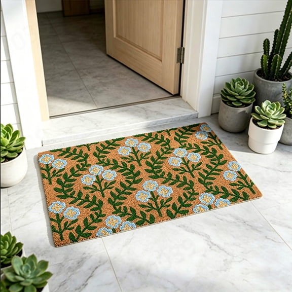 FEOLGEHLY Indoor Outdoor Doormats, Front Door Mat Outside Entrance, Home Decor Non Slip Rug, Durable & Stain-Resistant Easy to Clean for Front Doors Patios Kitchens 15.7x23.6 in