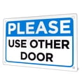 thumbnail image 2 of Brybelly ISGN-010 18 x 12 in. Please Use Other Door Sign, 2 of 2
