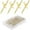 Gold, variant on Heavy Duty Picture Hangers for Drywall, Small Nail Hooks for Hanging Frames Artwork And Clocks on Wall, Reusable Low Profile Hanging Kit for Wooden Walls Harlik