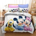 thumbnail image 1 of Mickey Mouse Quilt Cover  Cartoon Duvet  Breathable Polyester  3d Printed Comforter  Warmth Bedding Set  Luxury, 1 of 7