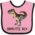 thumbnail image 3 of Inktastic Limb Loss Awareness Amputee Rex with Prosthetic Leg Boys or Girls Baby Bib, 3 of 4
