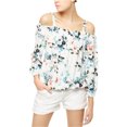 thumbnail image 1 of Sanctuary Ropa Mujer Tori Off-The-Shoulder Pullover Blusa whitemulti XS Sanctuary Clothing Pull-over, 1 of 1