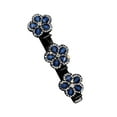 thumbnail image 2 of Mupvlun 2 Pcs Braided Hair Clips, Sparkling Stone Braided Hair Clips for Women, Rhinestone Duckbill Hairpin Dark Blue, 2 of 6
