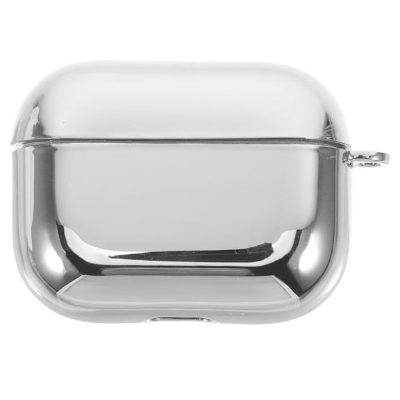 ORDDIART 1Pcs Earbuds Case in Silver Electroplating TPU for 3rd Gen with Rectangular Shape