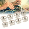 thumbnail image 1 of 30PCS Metal Cord Locks, Rustproof Lanyard String Cord Toggles For Drawstring Clothing Shoelaces Backpack, Lightweight Spring Stop Toggle Stoppers, 1 of 8