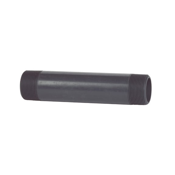 B & K 407-080 PVC Nipple Gray - 1.5 x 8 in.