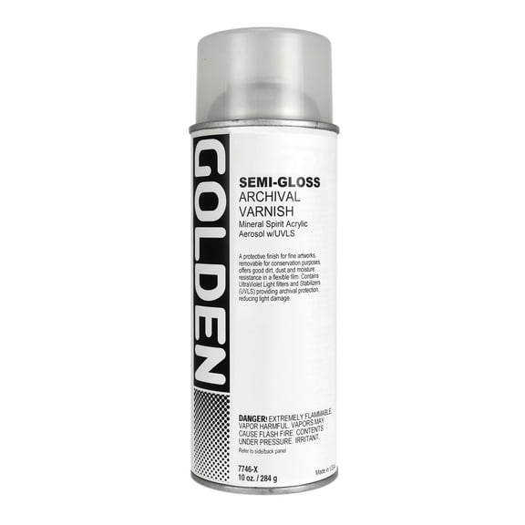 Golden Archival Varnish Spray, Semi-Gloss, 10 oz.
