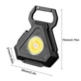 thumbnail image 3 of Mini linterna recargable ultrabrillante con soporte plegable para acampar, caminar y pescar, 3 of 8