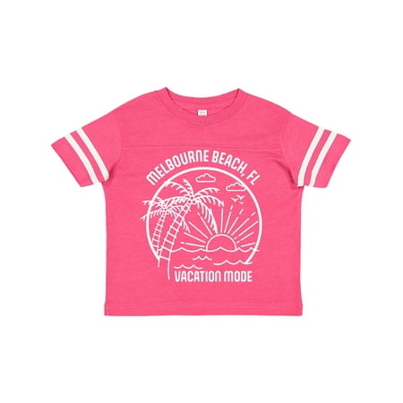 

Inktastic Summer Vacation Mode Melbourne Beach Florida Gift Toddler Boy or Toddler Girl T-Shirt