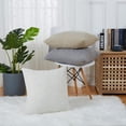 thumbnail image 7 of Decorative Cotton Knitted Pillow Case Cushion Cover Double-Cable Warm Throw Pillow Covers for Bed Couch 18x18 Inches Cream, 7 of 7