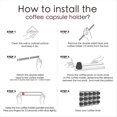 thumbnail image 4 of Soporte Adhesivo para Almohadilla de Café, Soporte para Cápsulas de Café Montado en la Pared, Almohadilla de Café Autoadhesiva DIY, Bolsa de Café, Cápsula, 4 of 5
