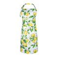 thumbnail image 1 of G2Plus Delantal De Cocina De Algodón Con Bolsillos Delantal De Limón Grueso Delantal De Cocina Ajustable Para Hornear Delantal De Chef Para Mujeres, Hombres, Regalos Navideños Y De Navidad - 30 X 25 P, 1 of 5