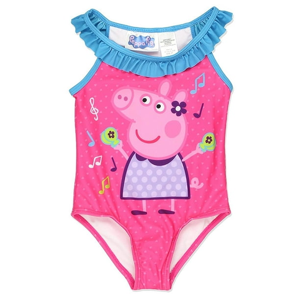 Peppa Pig Girls Swimwear Swimsuit 4T Pink Walmart peppa-pig-girls-swimwear-swimsuit-4t-pink-walmart
