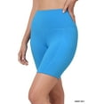 thumbnail image 2 of Zenana Women & Plus Workout Yoga Running Compression Exercise Biker Shorts with Side Pockets, 2 of 4