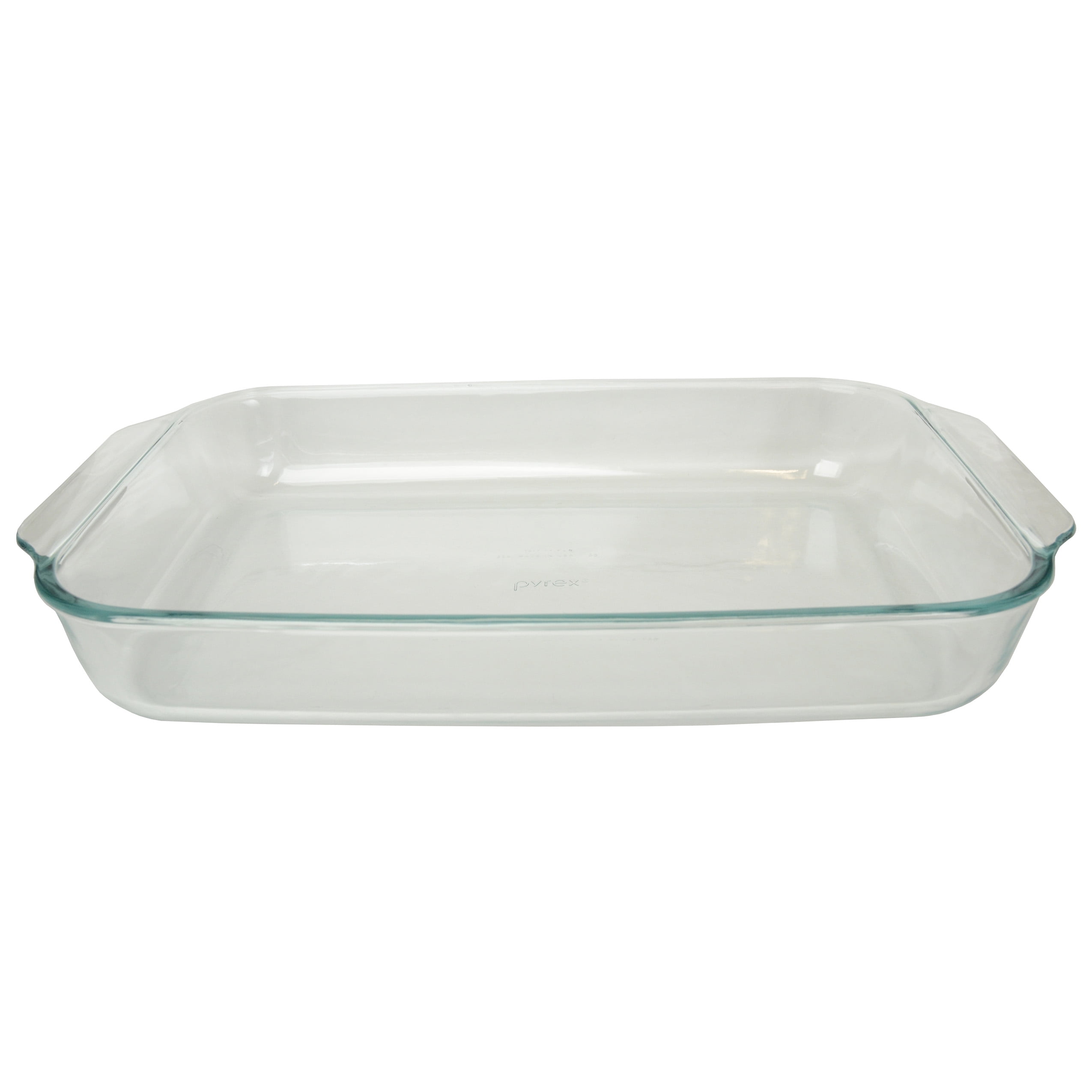 Pyrex (1) 233 3qt Glass Baking Dish and (1) 233-PC Red Plastic Lid
