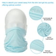 thumbnail image 4 of Uxcell Neck Gaiter, 6 Pack Breathable Cooling Face Cover Scarf for Cycling Running, Sky Blue, 4 of 6