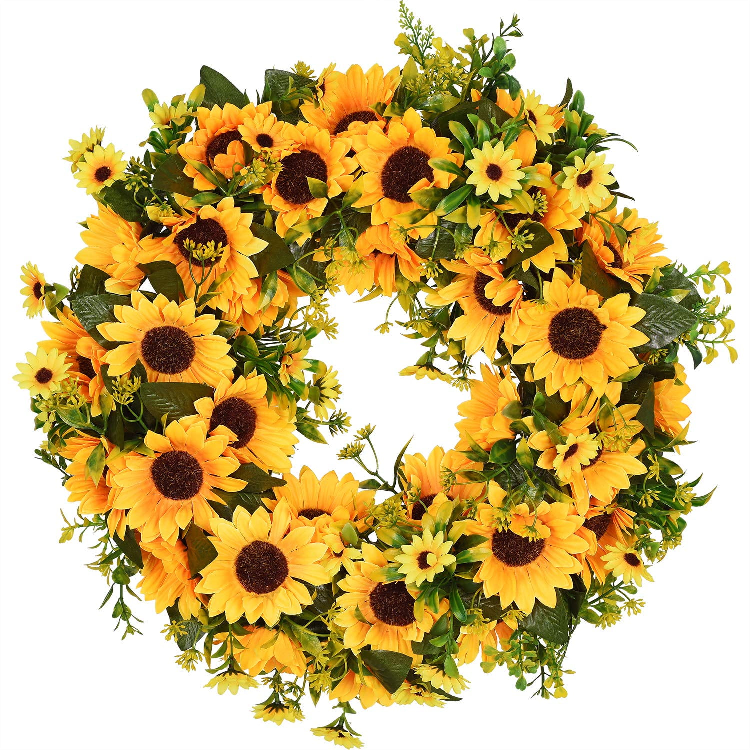 Yellow wreath,summer wreath,floral wreath,front door wreath,door decor,yellow flowers,unique wreath,rustic country chic,flower wreath,