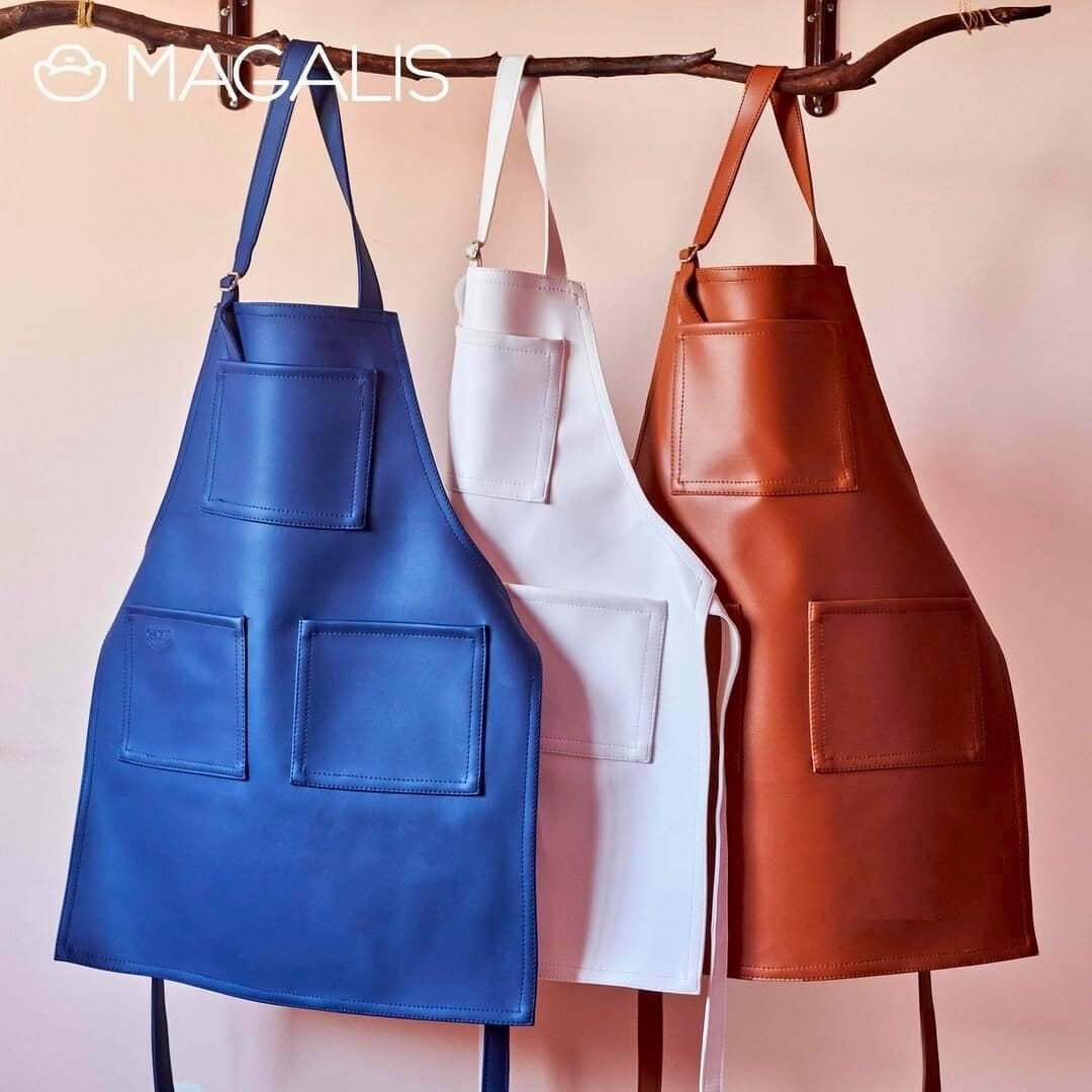 Magalis Premium Synthetic Leather Apron, Exclusively Made in Egypt