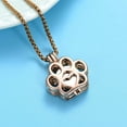 thumbnail image 6 of Pet Cremation Jewelry For Ashes For Dog/Cat Paw Stainless Steel Memorial Locket Urn Necklace Inside Mini Case Keepsake Cremation Jewelry Women Men, 6 of 6