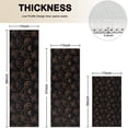 thumbnail image 4 of Black Butterfly Orange Line Pattern Kitchen Rugs Sets Of 3,Kitchen Runner Rugs Non Skid Washable,Decorative Kitchen Floor Mats for Kitchen,Sink,Laundry,17"x30"+ 17"x47" + 17"x59", 4 of 6